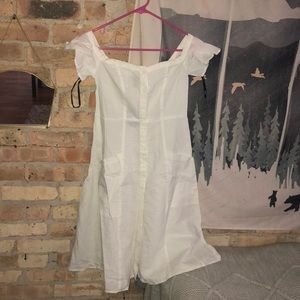 Final sale ✨NWT White off the shoulder midi dress